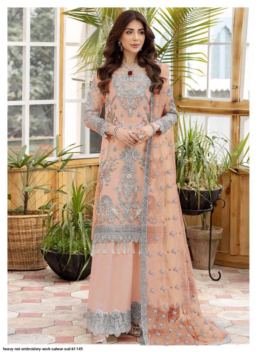 Heavy work salwar suit with price best sale