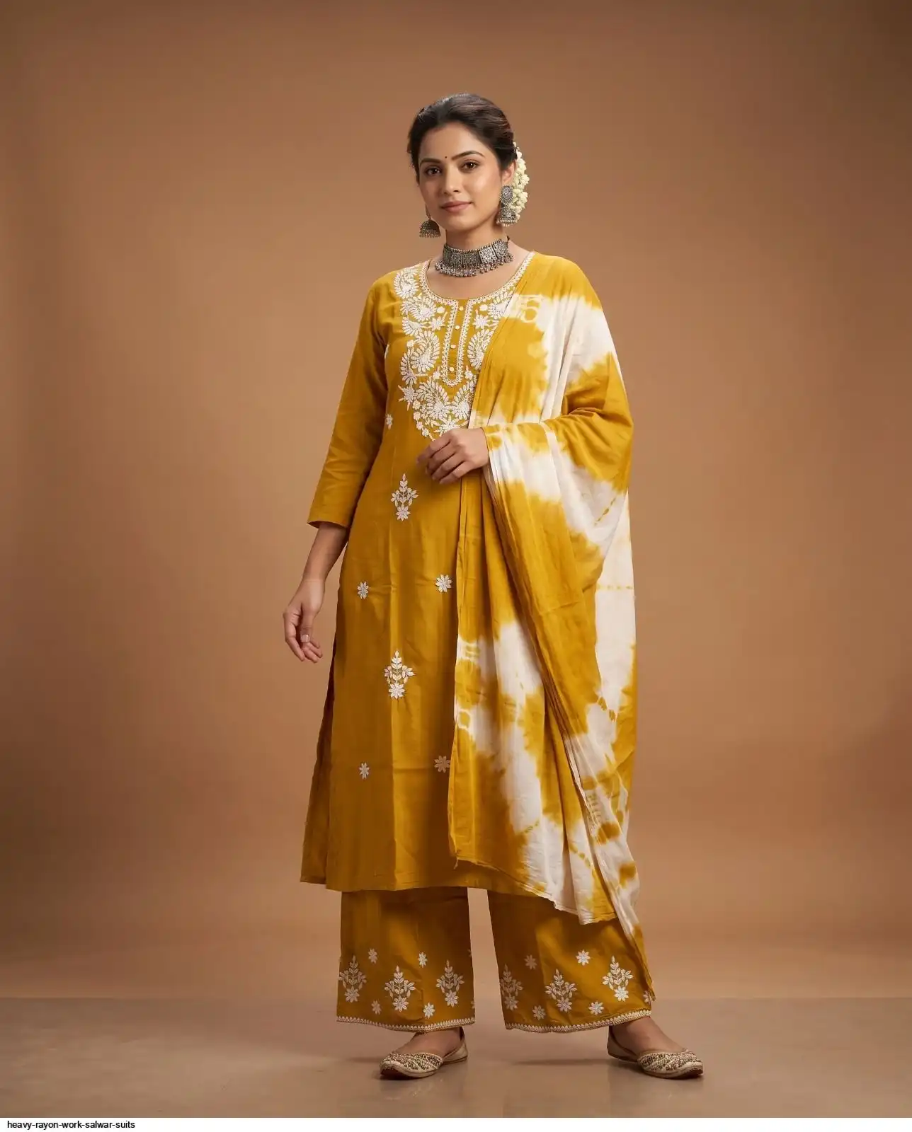 HEAVY RAYON WORK SALWAR SUITS B
