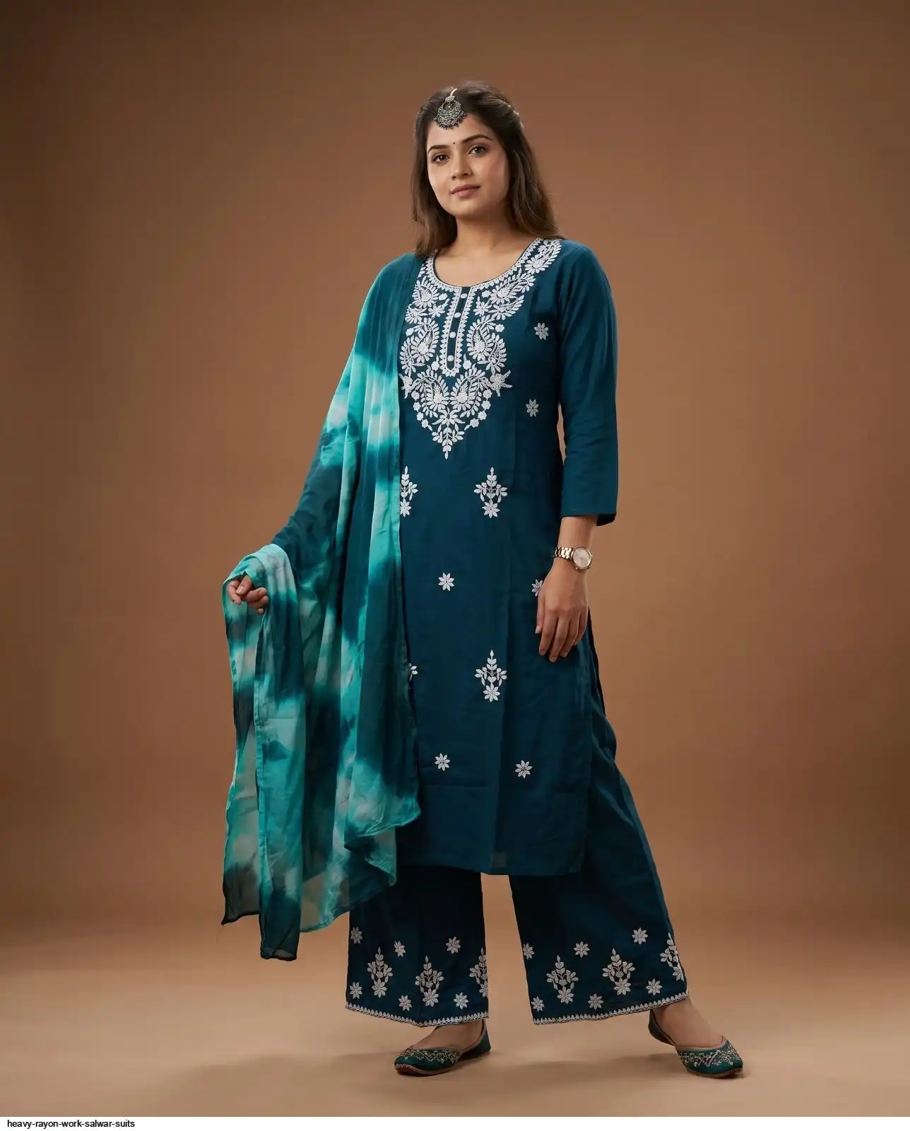 HEAVY RAYON WORK SALWAR SUITS G