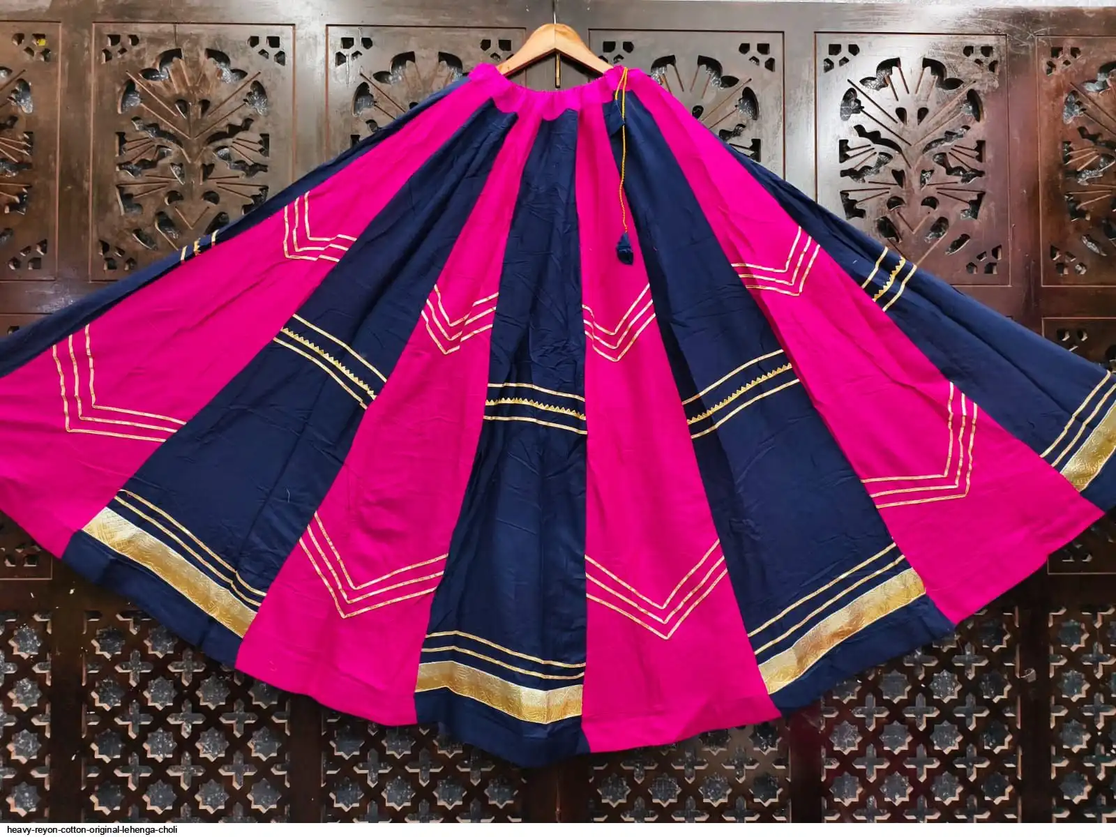 HEAVY REYON COTTON ORIGINAL LEHENGA CHOLI 4
