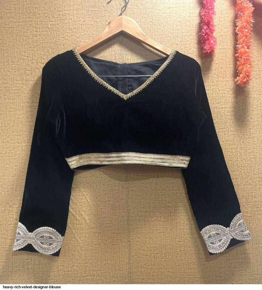 Heavy Rich Velvet Designer Blouse