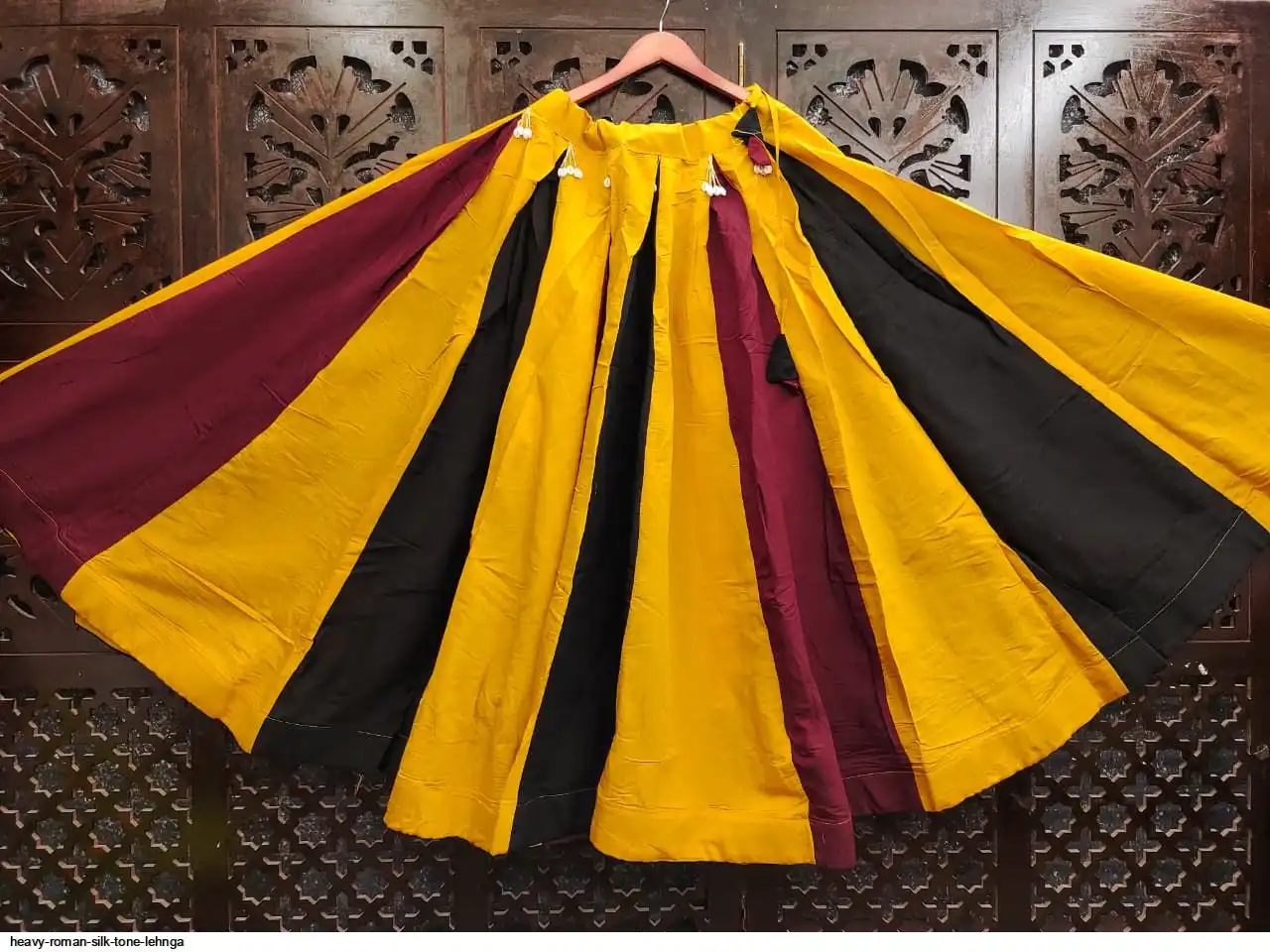 HEAVY ROMAN SILK TONE LEHNGA 6