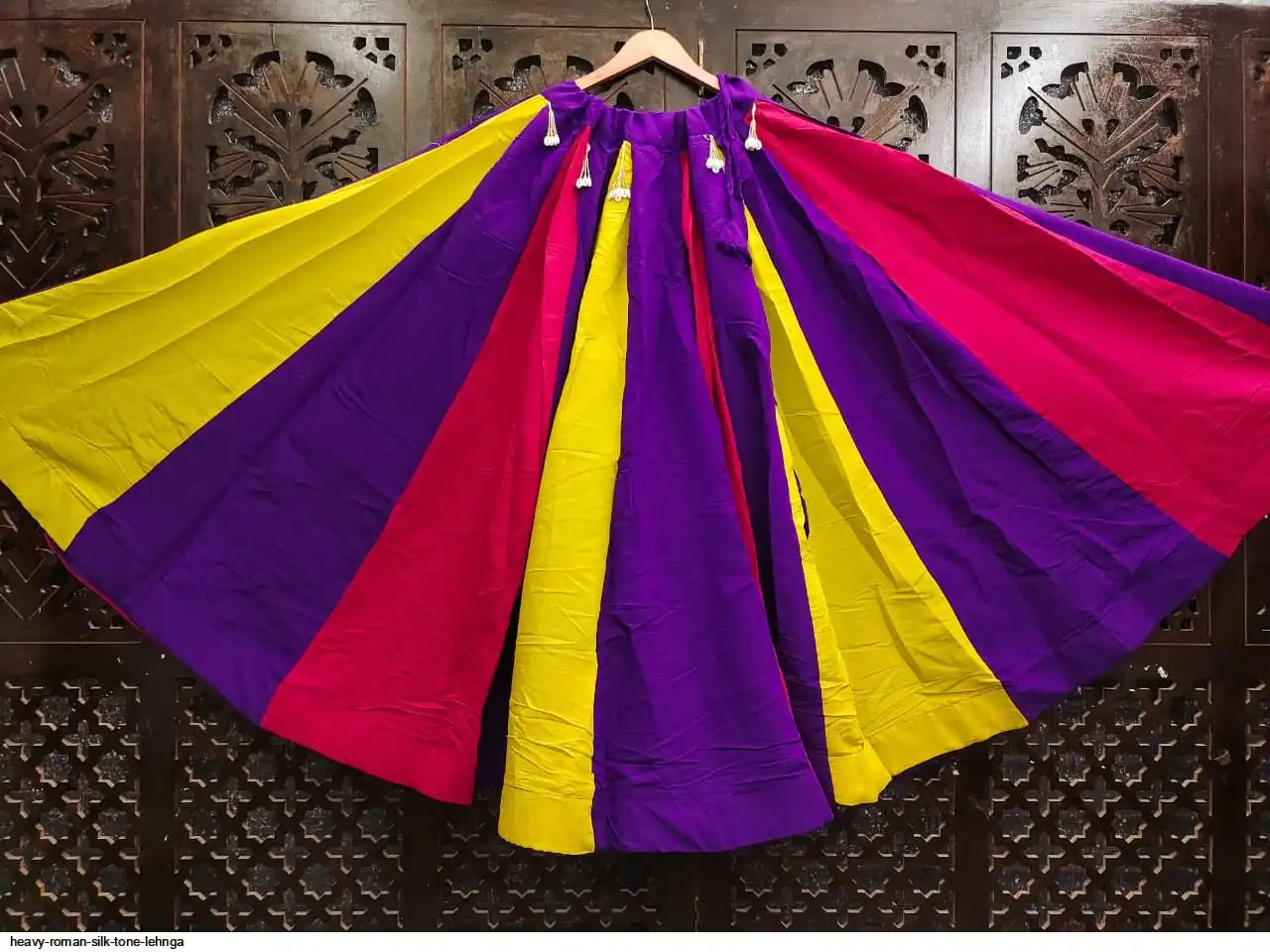 HEAVY ROMAN SILK TONE LEHNGA 9