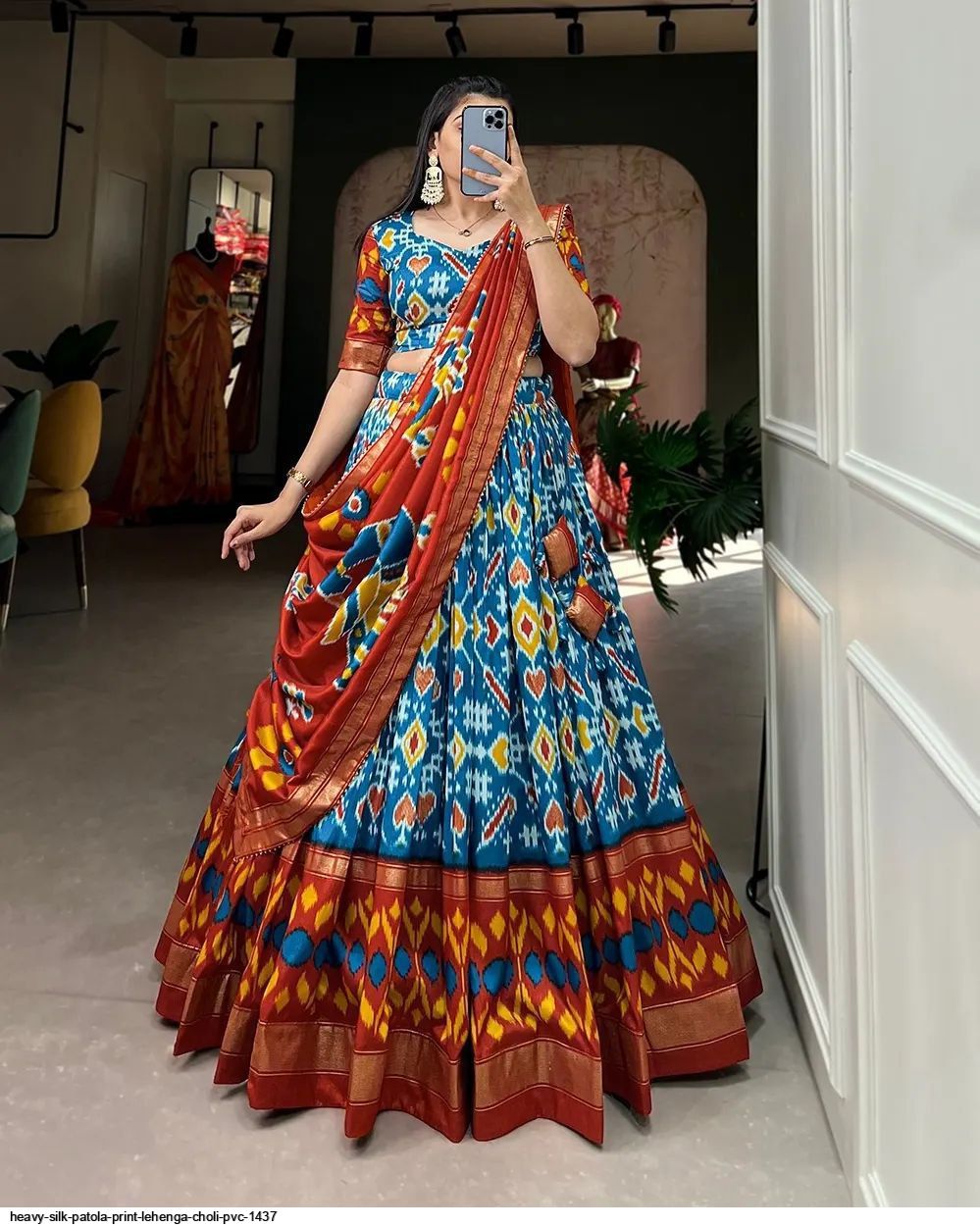 Patola Printed Silk Elegance Lehenga Choli