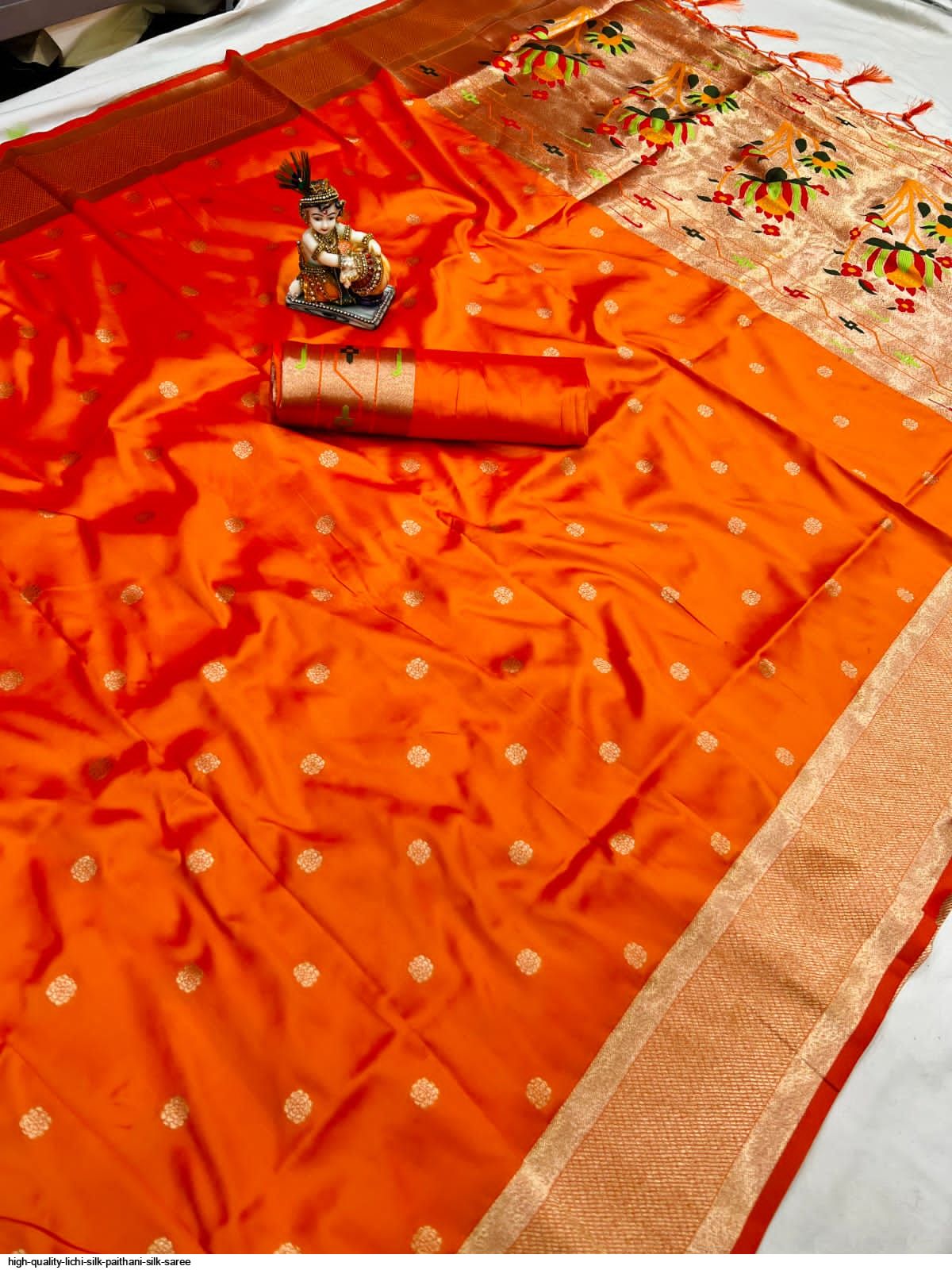 HIGH QUALITY LICHI SILK PAITHANI SILK SAREE C