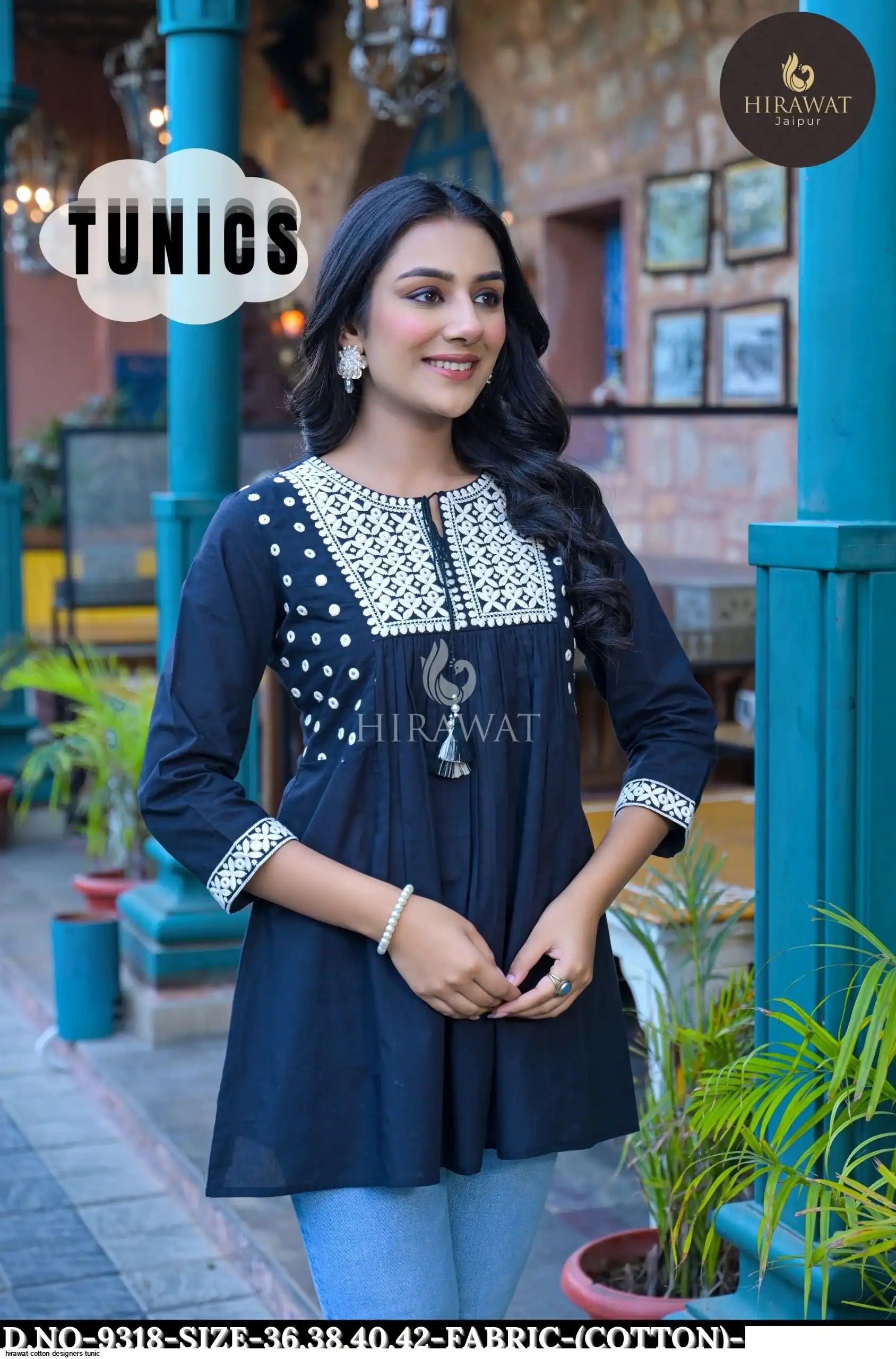 HIRAWAT COTTON DESIGNERS TUNIC B