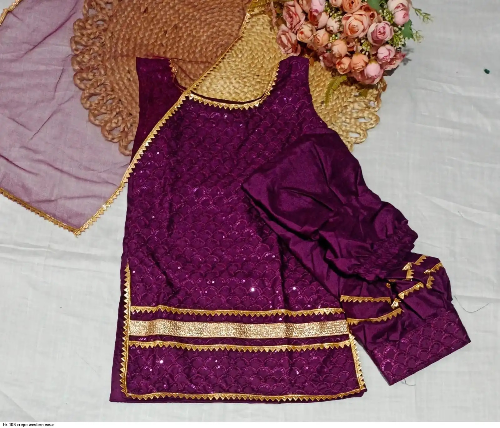HK 103 CREPE WESTERN WEAR 2