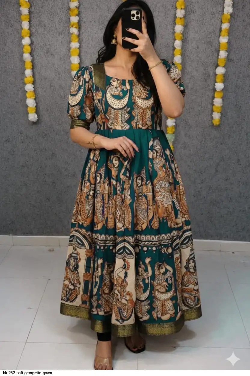 HK 232 SOFT GEORGETTE GOWN E