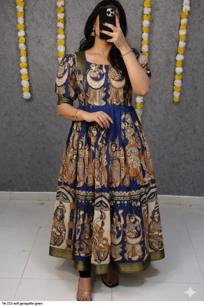HK 232 SOFT GEORGETTE GOWN C