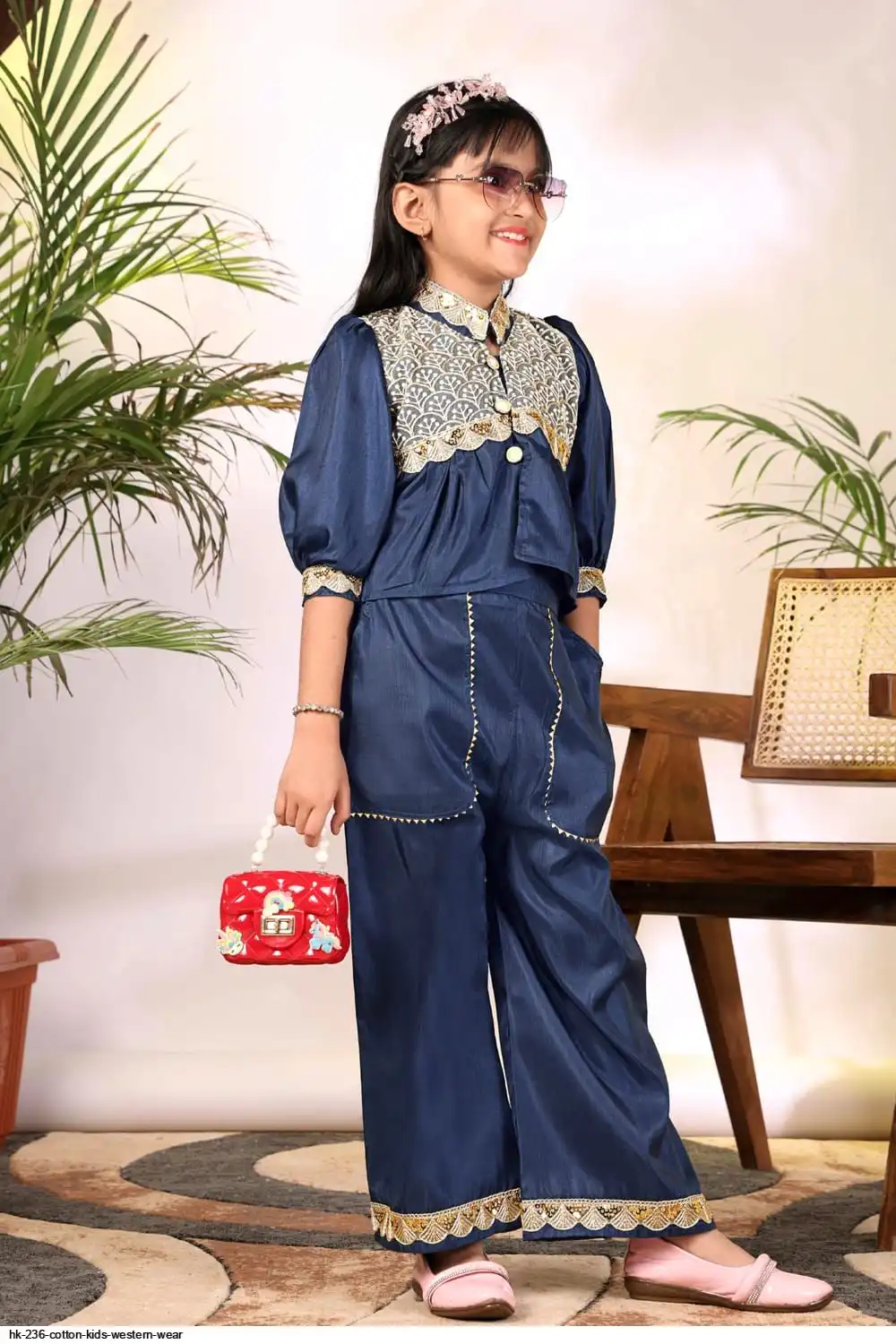 HK 236 COTTON KIDS WESTERN WEAR D