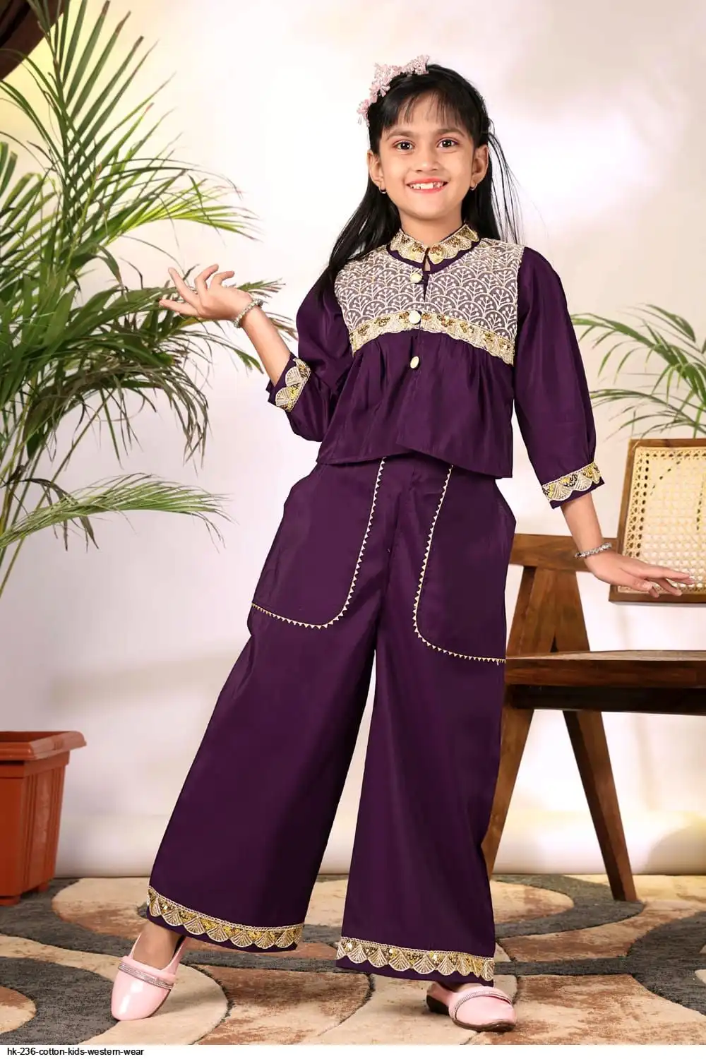 HK 236 COTTON KIDS WESTERN WEAR B