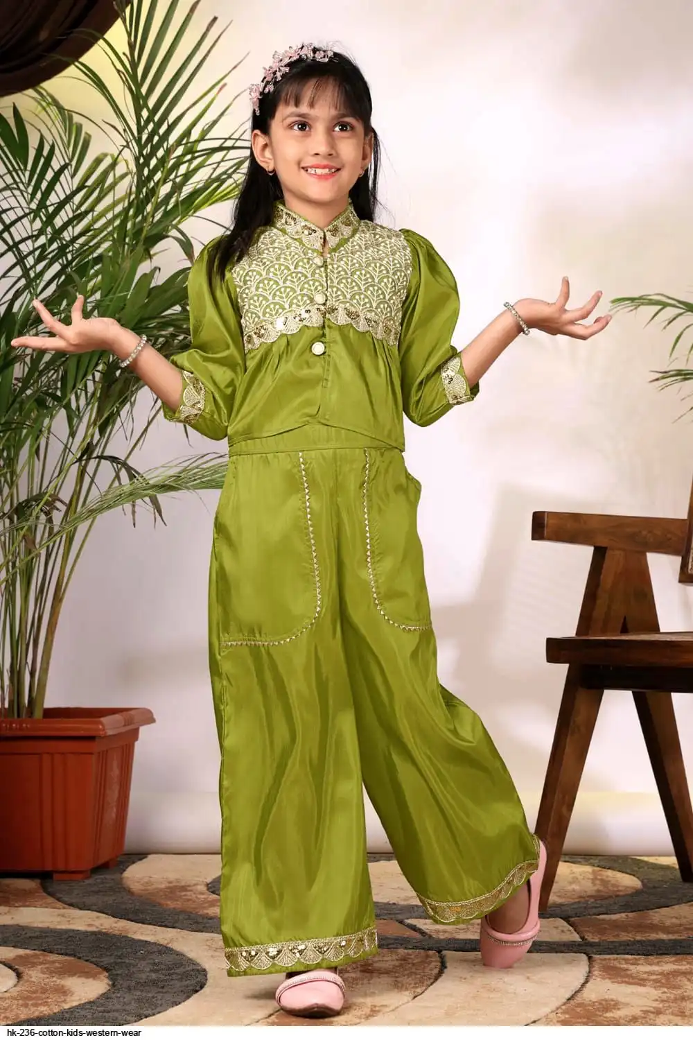 HK 236 COTTON KIDS WESTERN WEAR F
