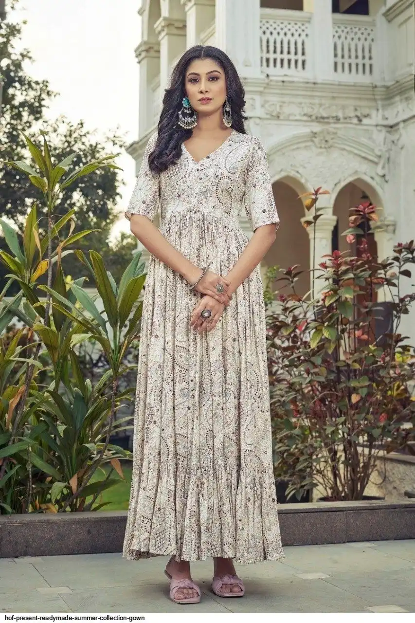 HOF PRESENT READYMADE SUMMER COLLECTION GOWN B
