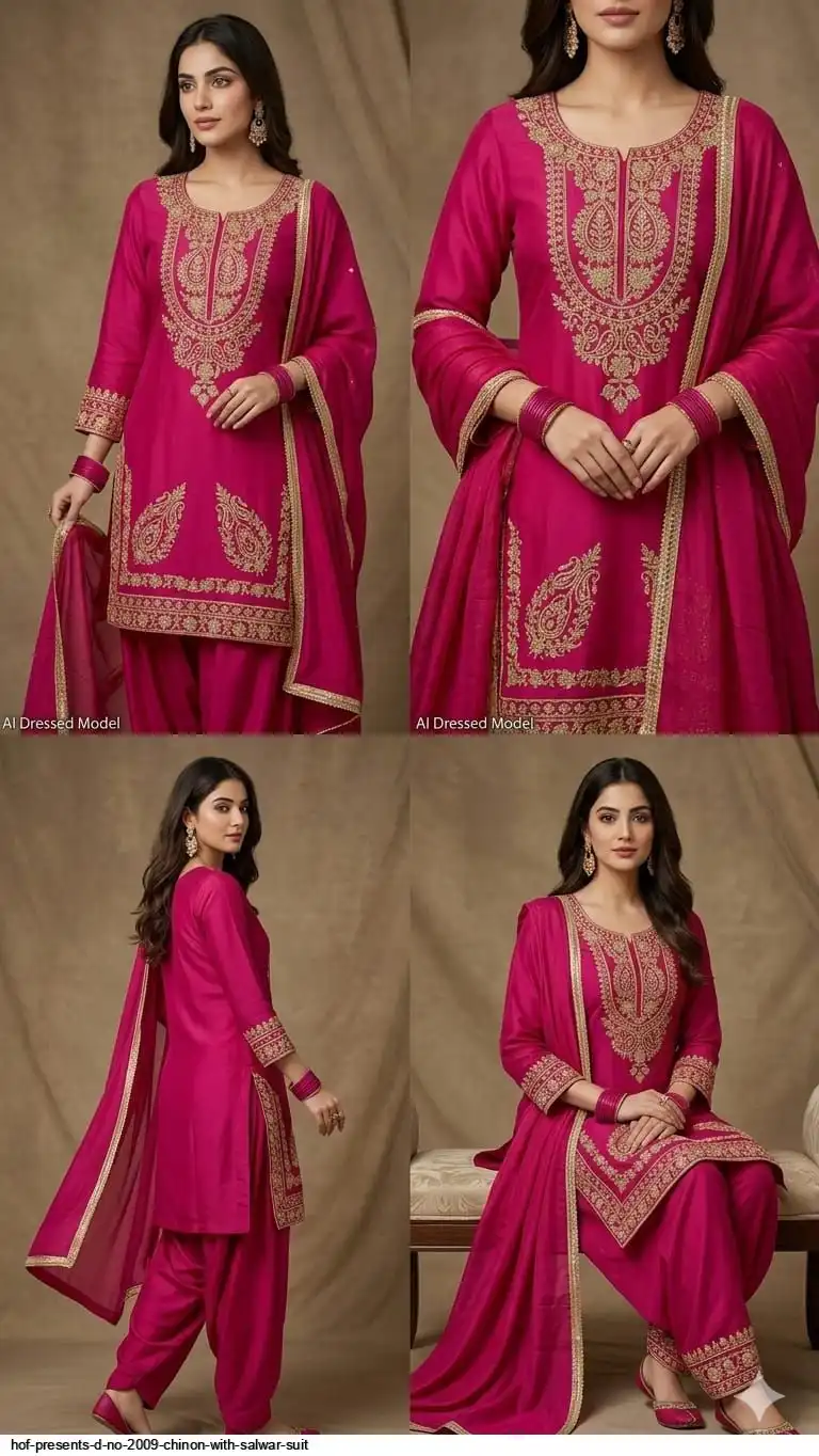 HOF PRESENTS D NO 2009 CHINON WITH SALWAR SUIT C