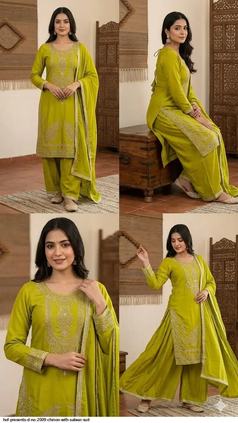 HOF PRESENTS D NO 2009 CHINON WITH SALWAR SUIT B