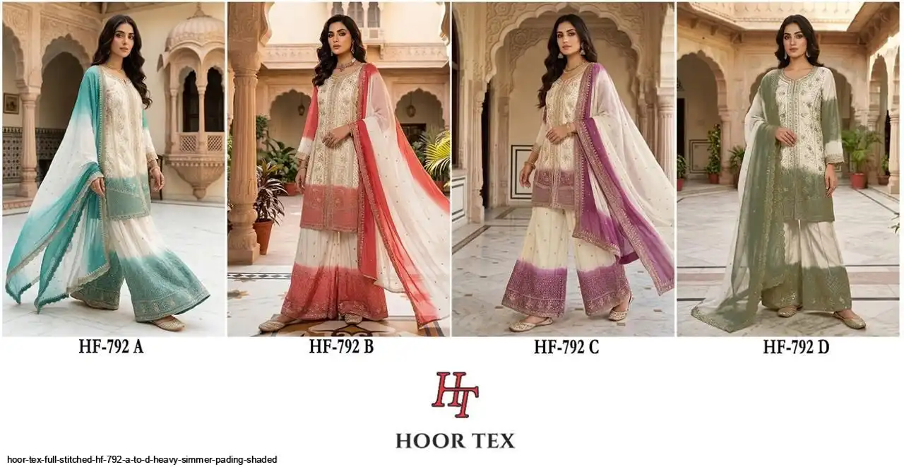 HOOR TEX FULL STITCHED HF 792 A TO D HEAVY SIMMER PADING SHADED