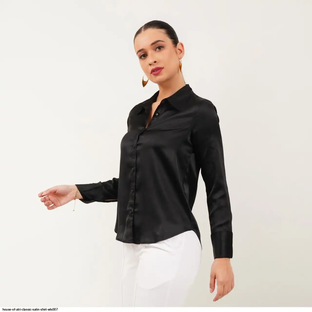 HOUSE OF ATRI CLASSIC SATIN SHIRT WLS007