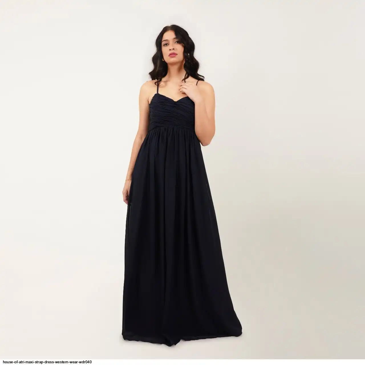 HOUSE OF ATRI MAXI STRAP DRESS WESTERN WEAR WDR040