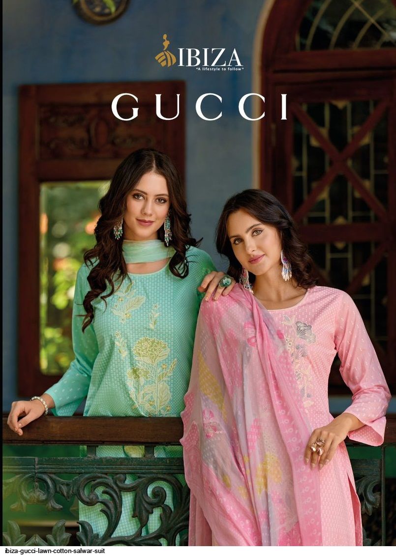 IBIZA GUCCI LAWN COTTON SALWAR SUIT
