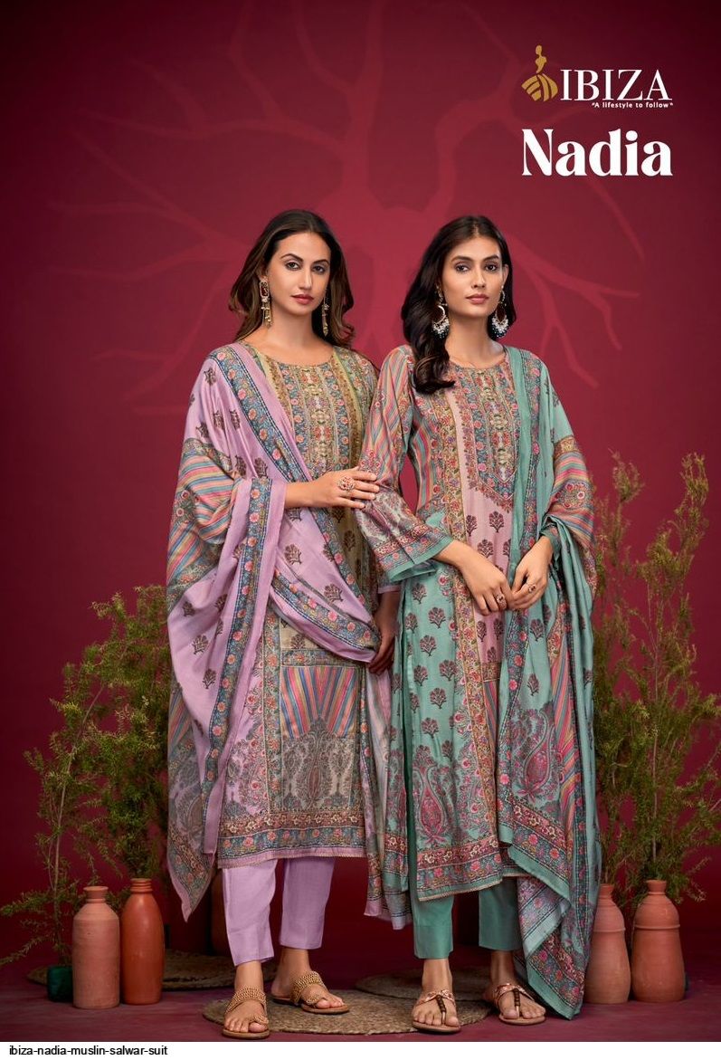 IBIZA NADIA MUSLIN SALWAR SUIT