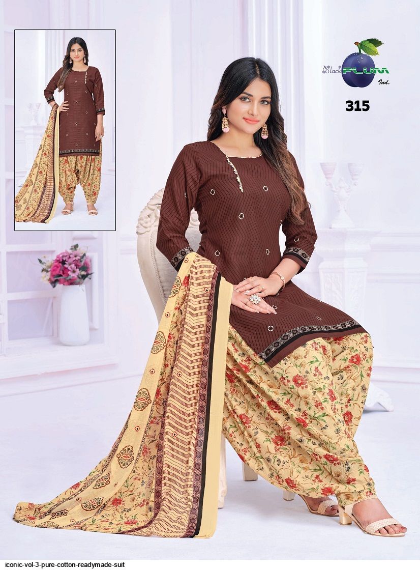 Iconic Vol 3 Pure Cotton READYMADE SUIT