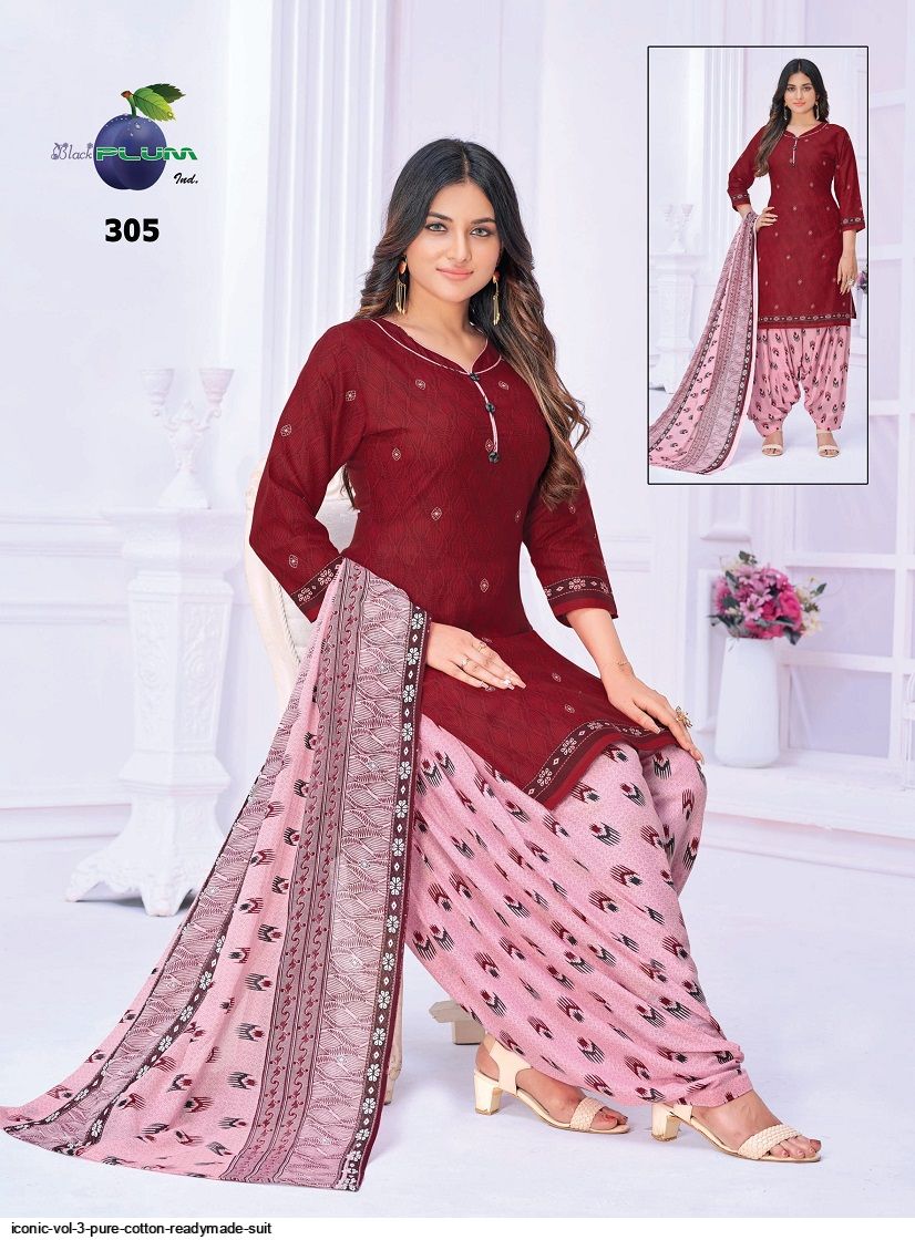 Iconic Vol 3 Pure Cotton READYMADE SUIT