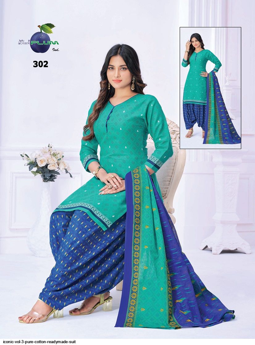 Iconic Vol 3 Pure Cotton READYMADE SUIT