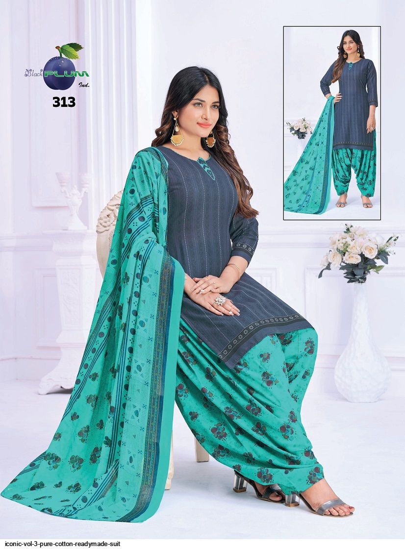 Iconic Vol 3 Pure Cotton READYMADE SUIT