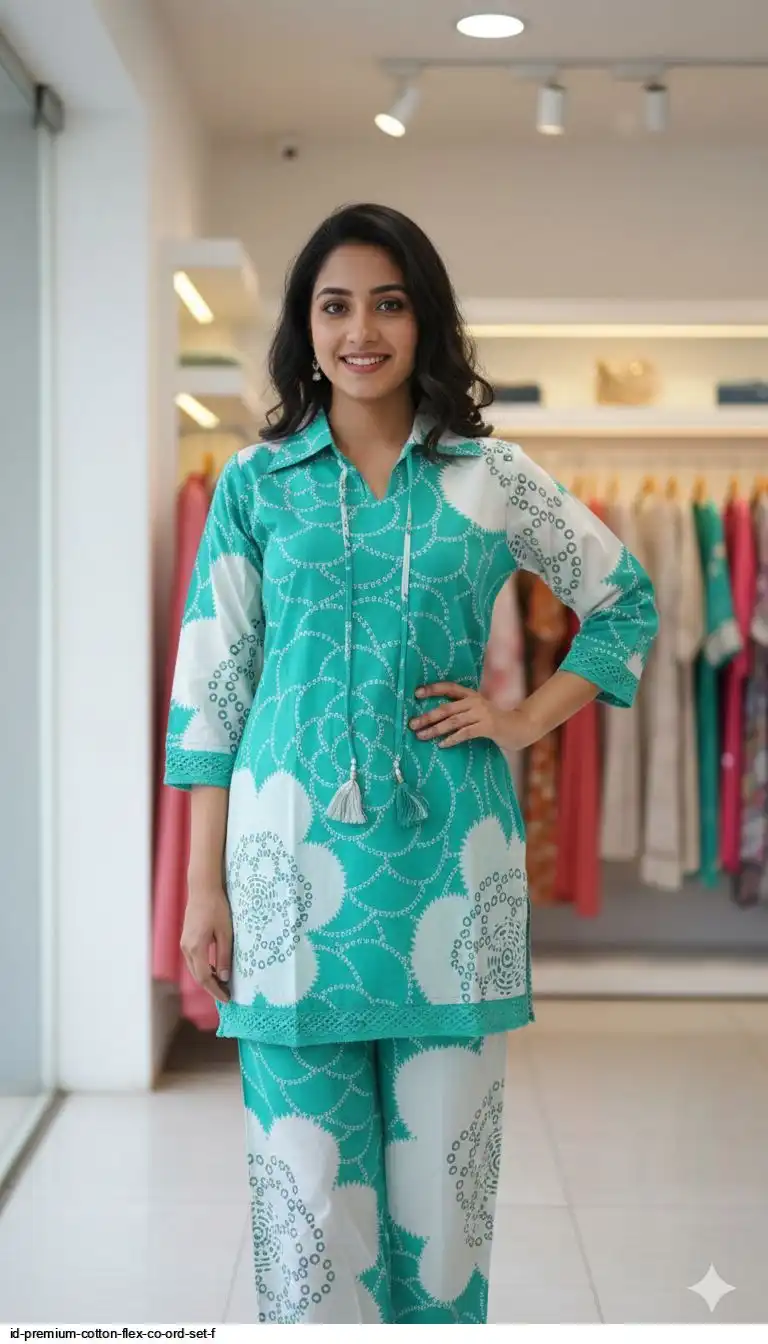 ID PREMIUM COTTON FLEX CO ORD SET F
