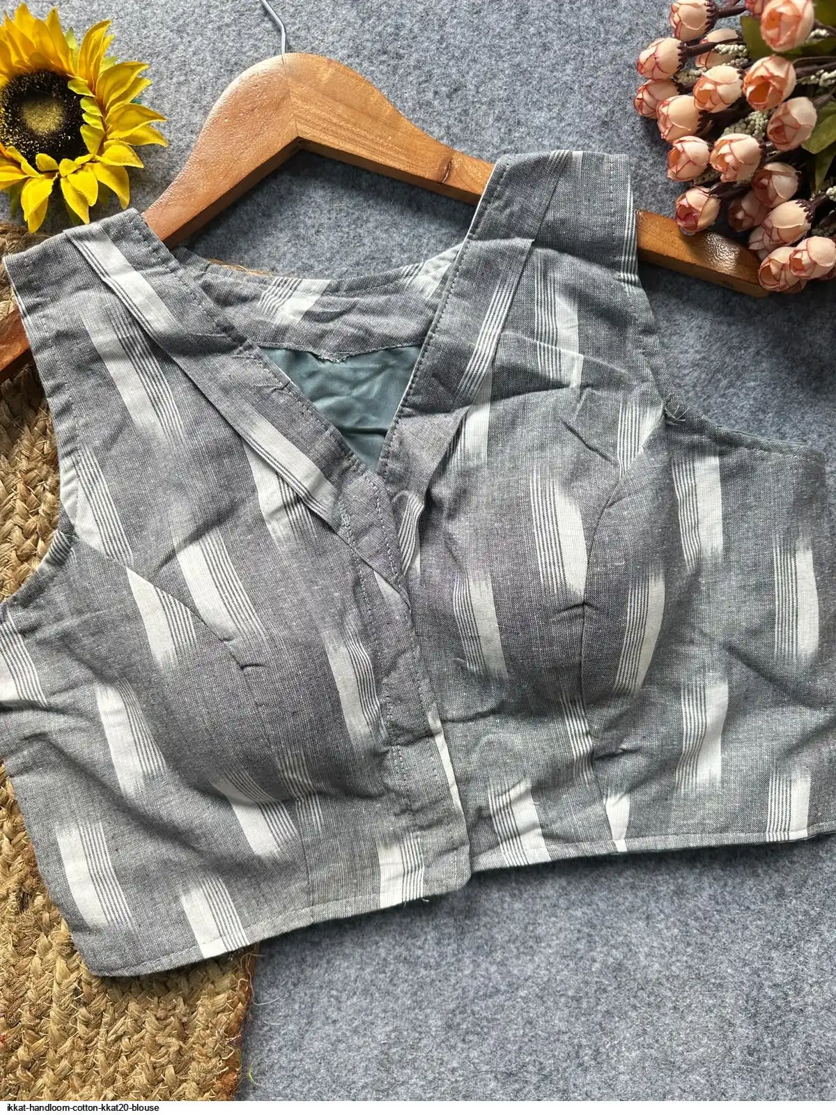 IKKAT HANDLOOM COTTON KKAT20 BLOUSE 11