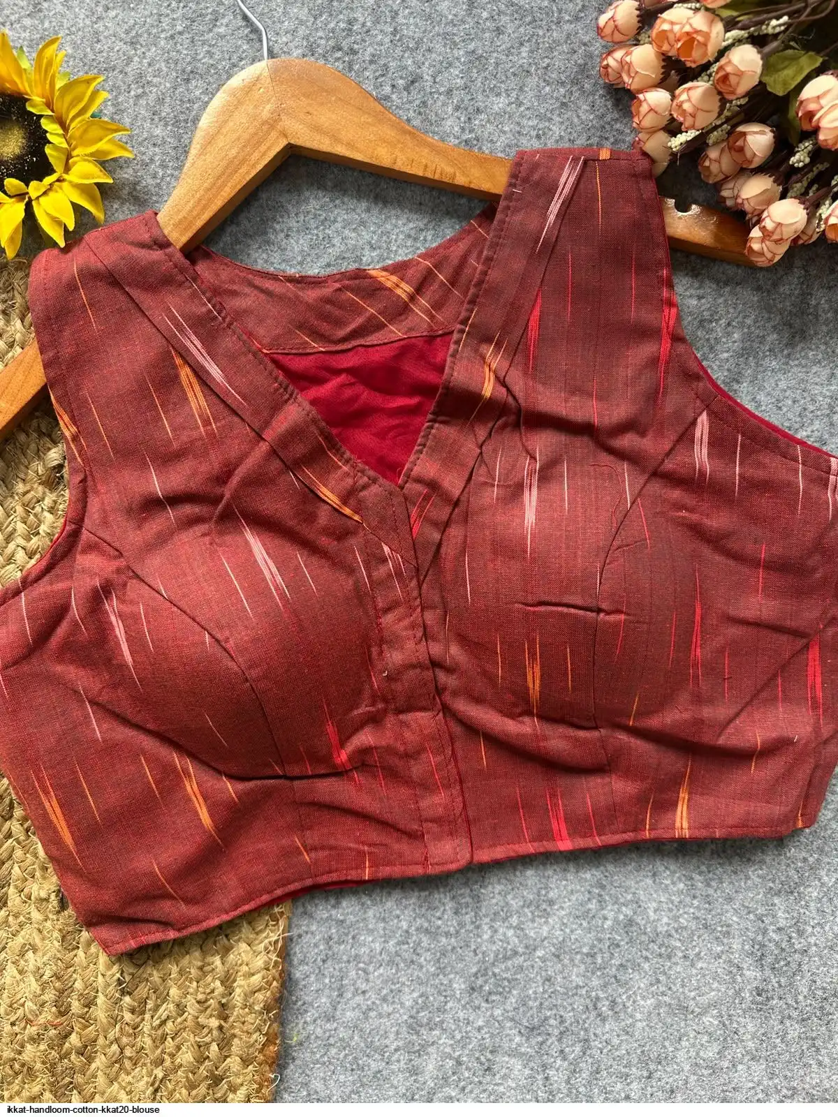 IKKAT HANDLOOM COTTON KKAT20 BLOUSE 12