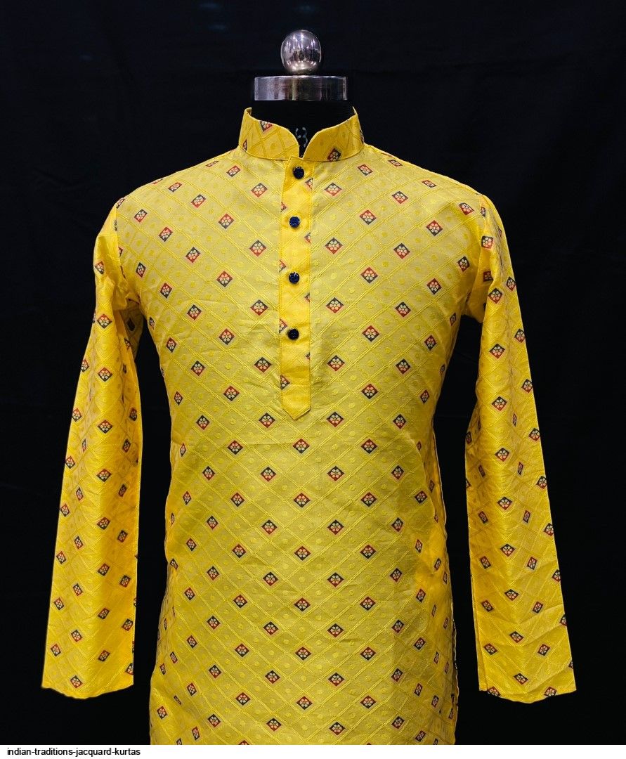 Indian traditions jacquard kurtas