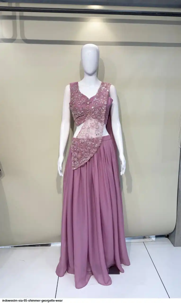 INDOWESTRN SIA 65 SHIMMER GEORGETTE WEAR C