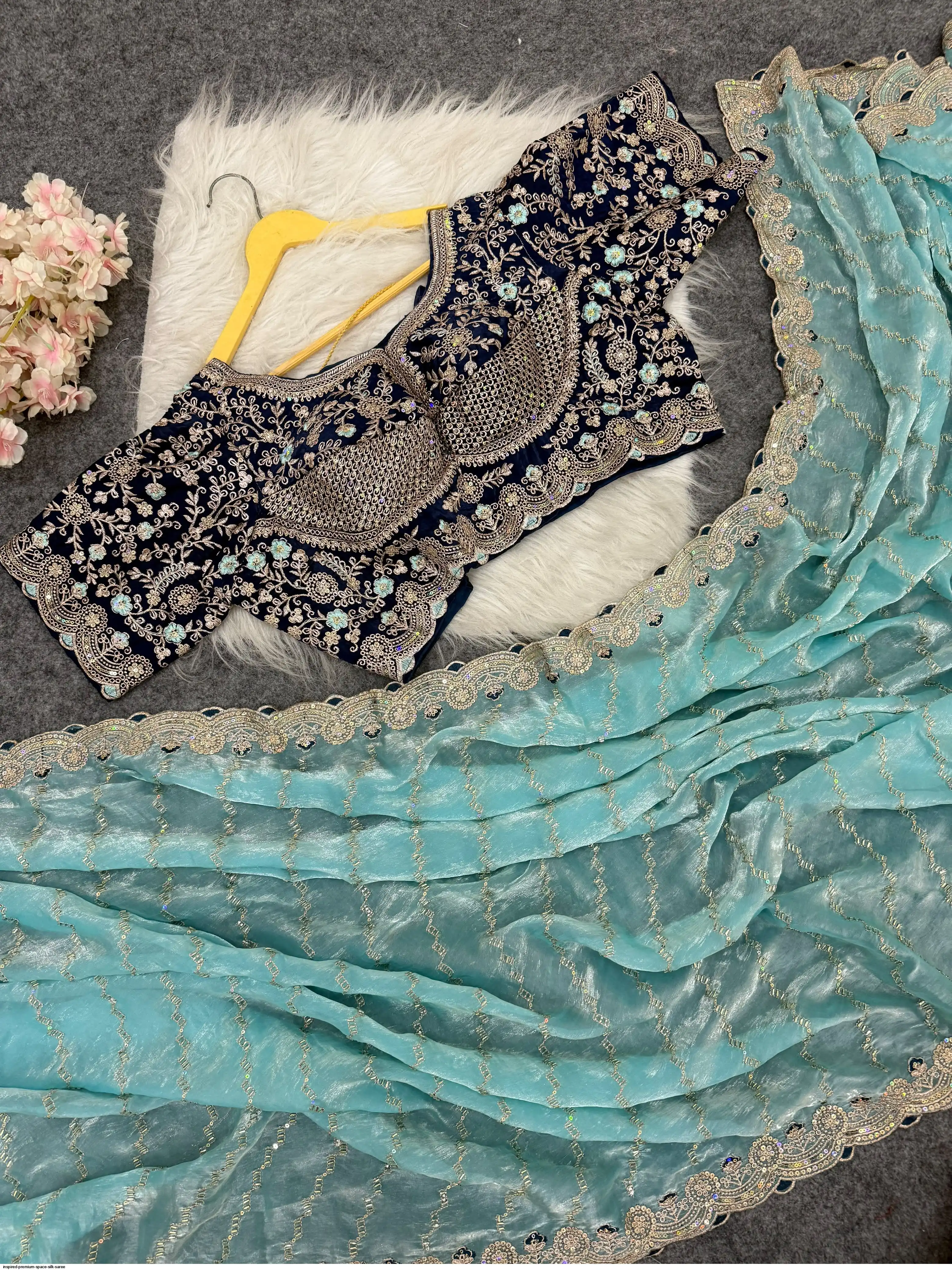 INSPIRED PREMIUM SPACE SILK SAREE 2