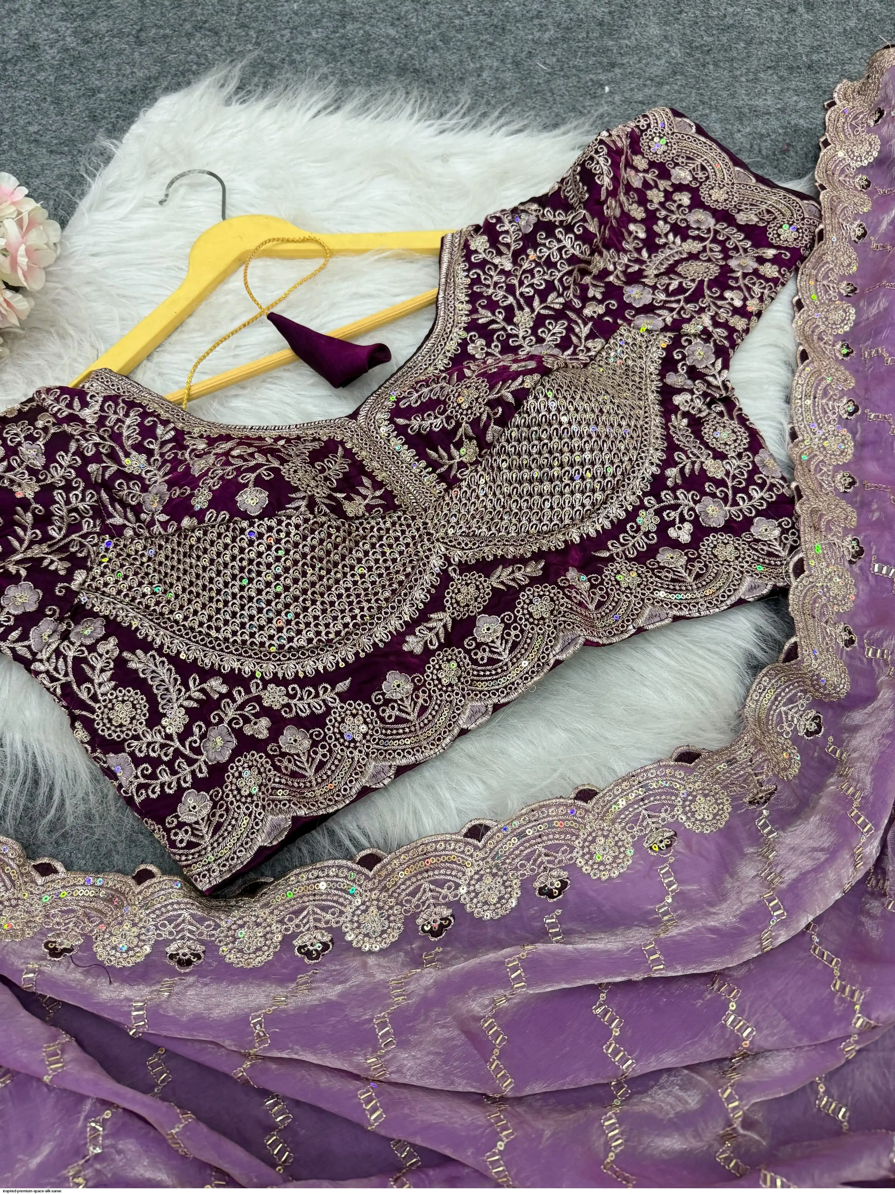 INSPIRED PREMIUM SPACE SILK SAREE 3
