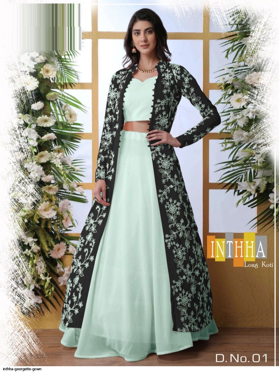 inthha georgette gown 805