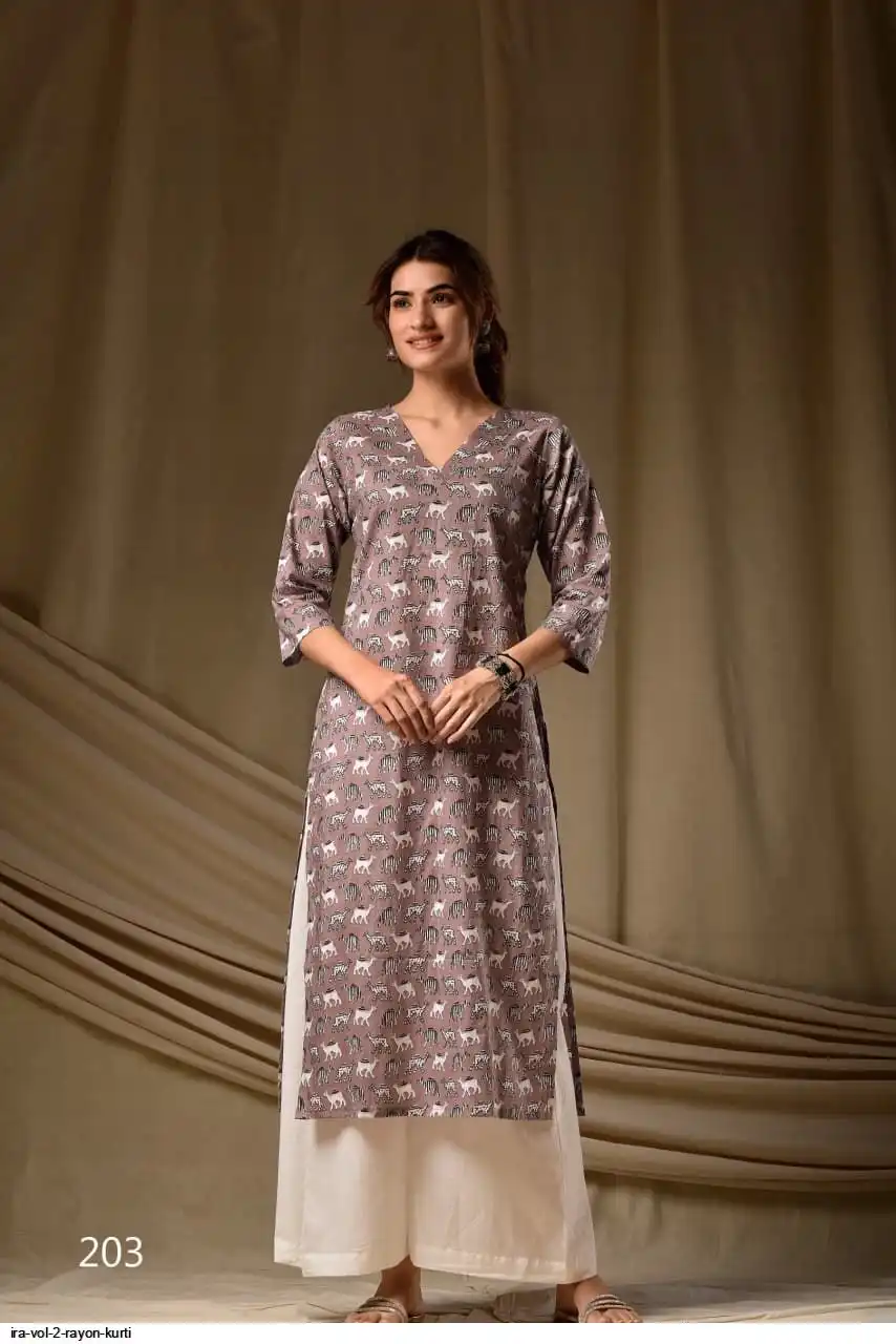 IRA VOL 2 RAYON KURTI 5