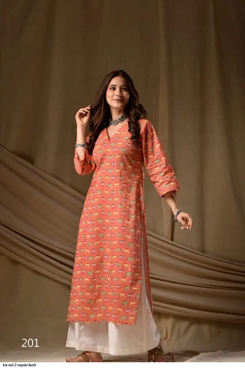 IRA VOL 2 RAYON KURTI 3