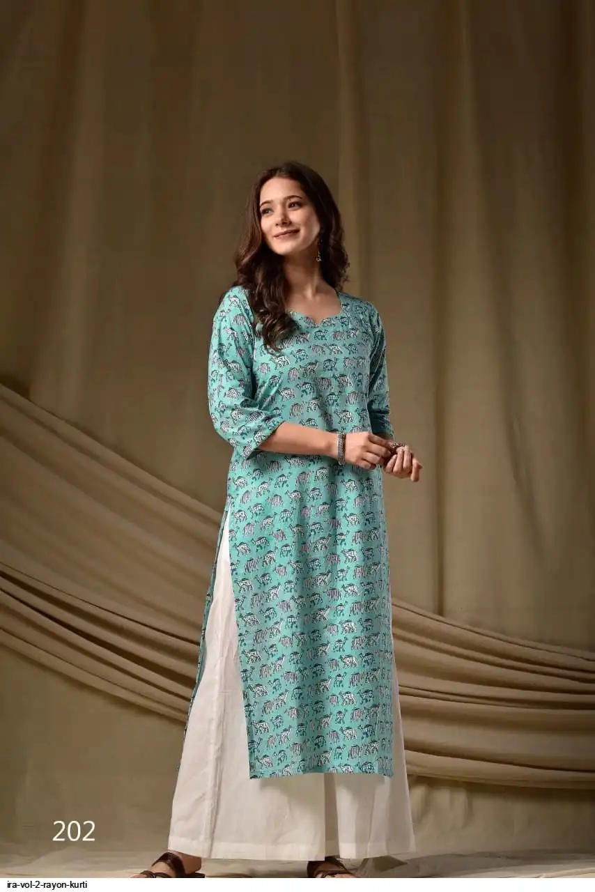 IRA VOL 2 RAYON KURTI 4