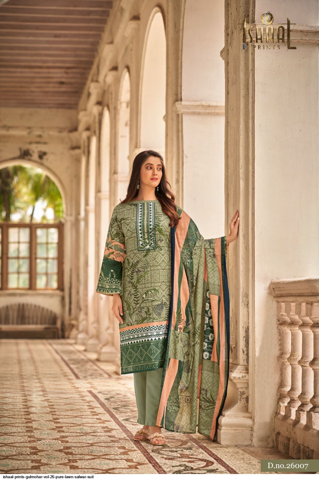 ISHAAL PRINTS GULMOHAR VOL 26 PURE LAWN SALWAR SUIT