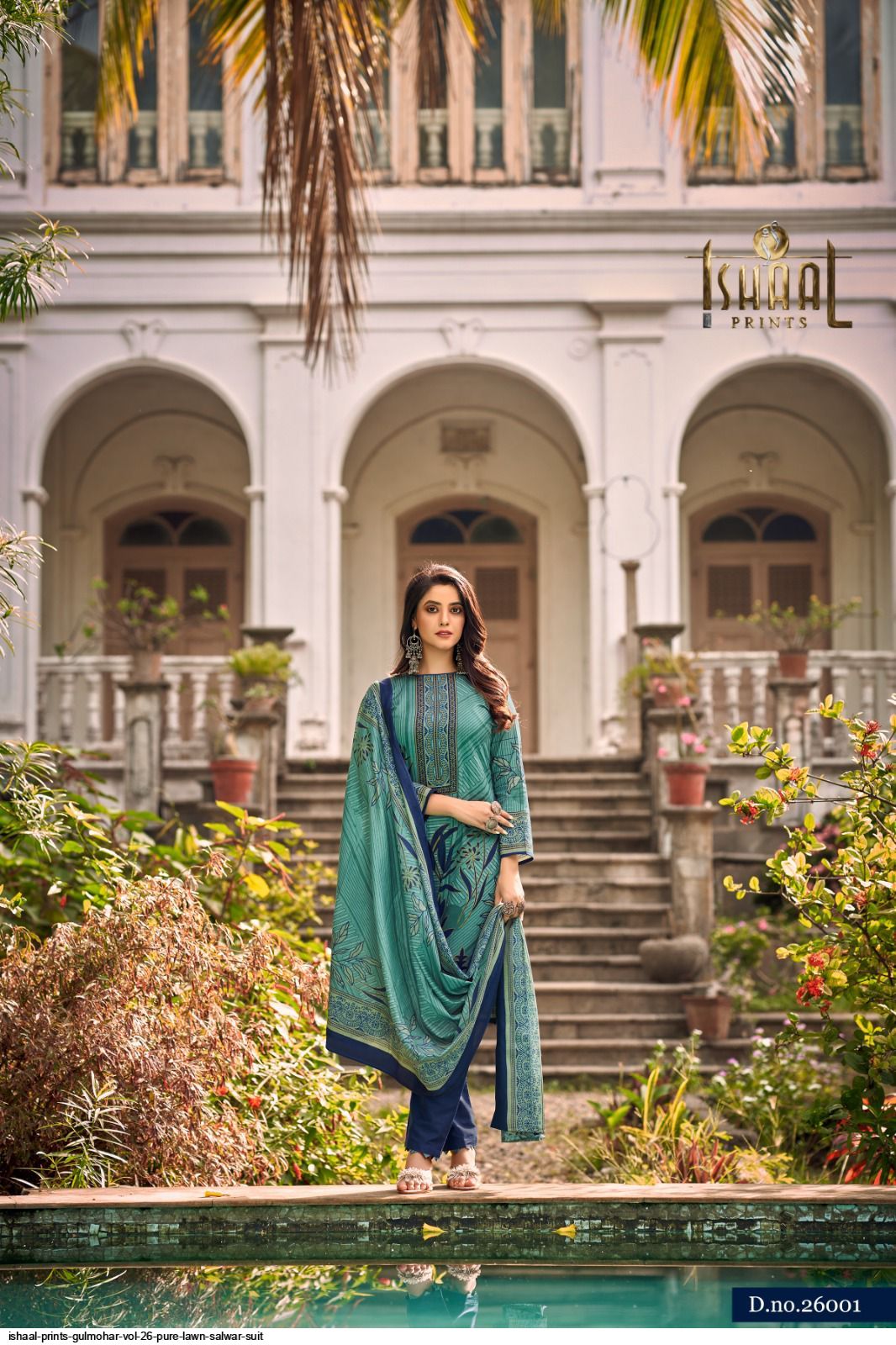 ISHAAL PRINTS GULMOHAR VOL 26 PURE LAWN SALWAR SUIT