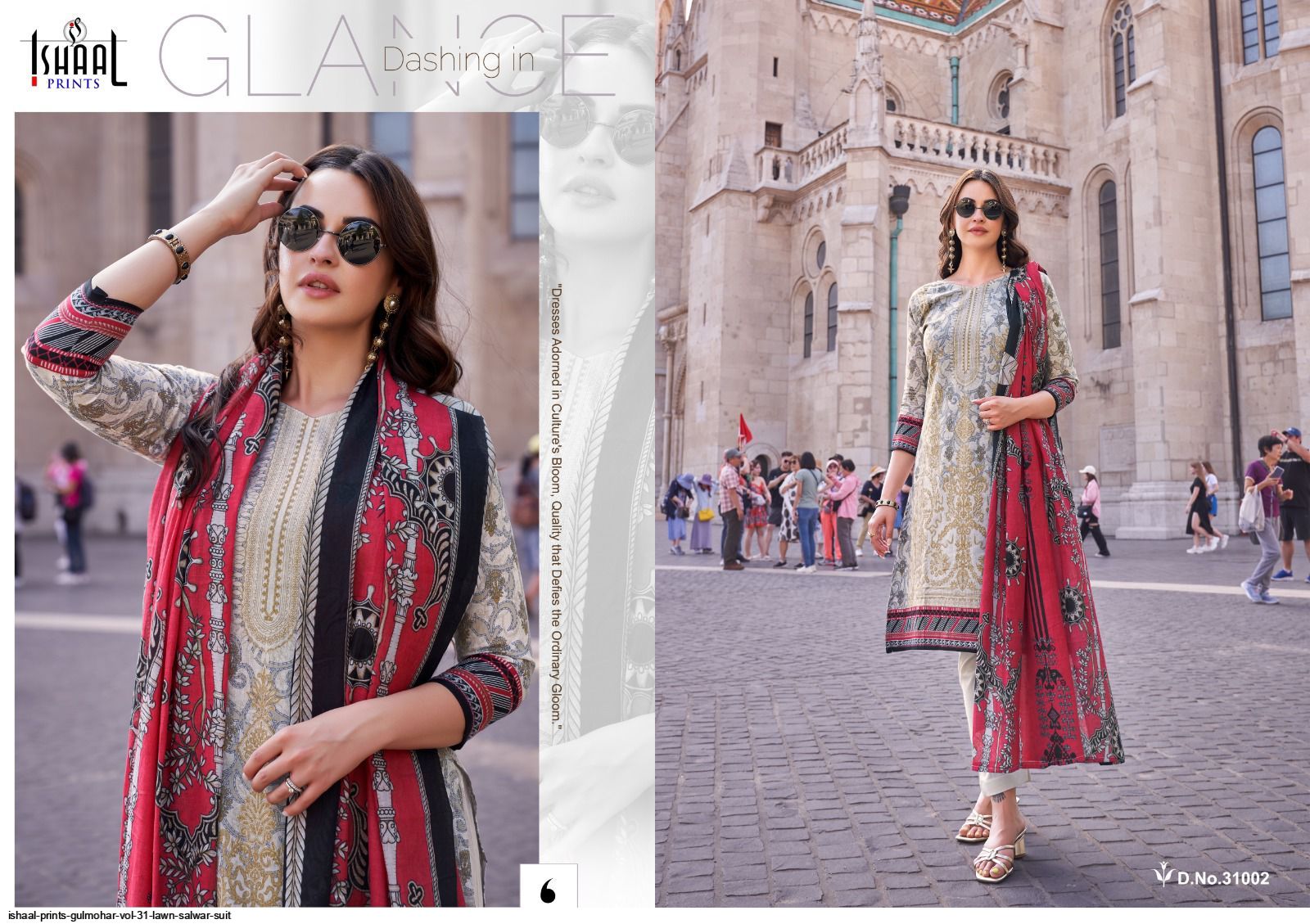 ISHAAL PRINTS GULMOHAR VOL 31 lawn salwar suit