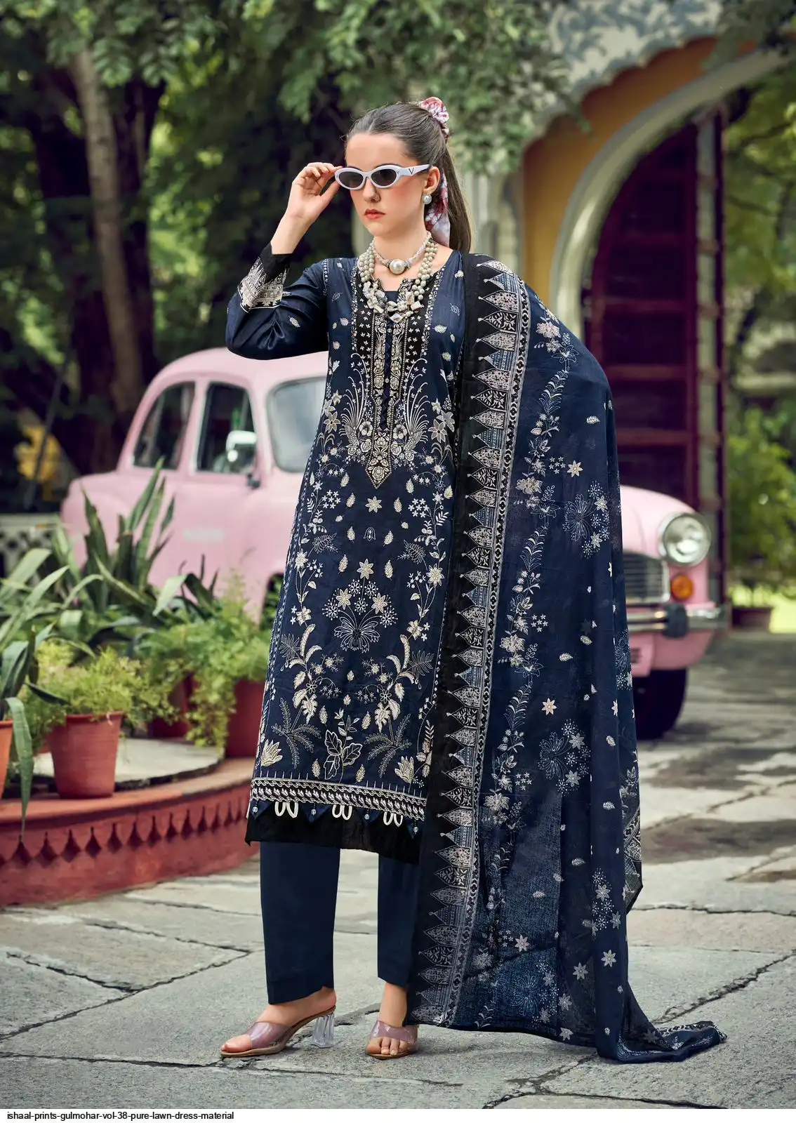 ISHAAL PRINTS GULMOHAR VOL 38 PURE LAWN DRESS MATERIAL