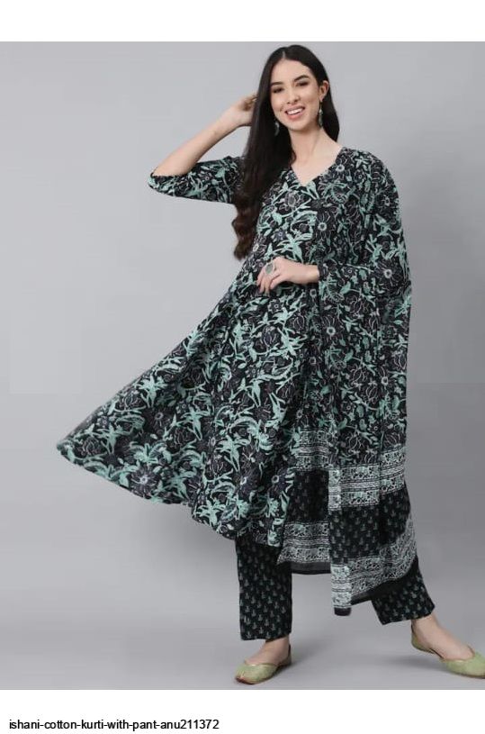 ISHANI COTTON KURTI WITH PANT ANU211372