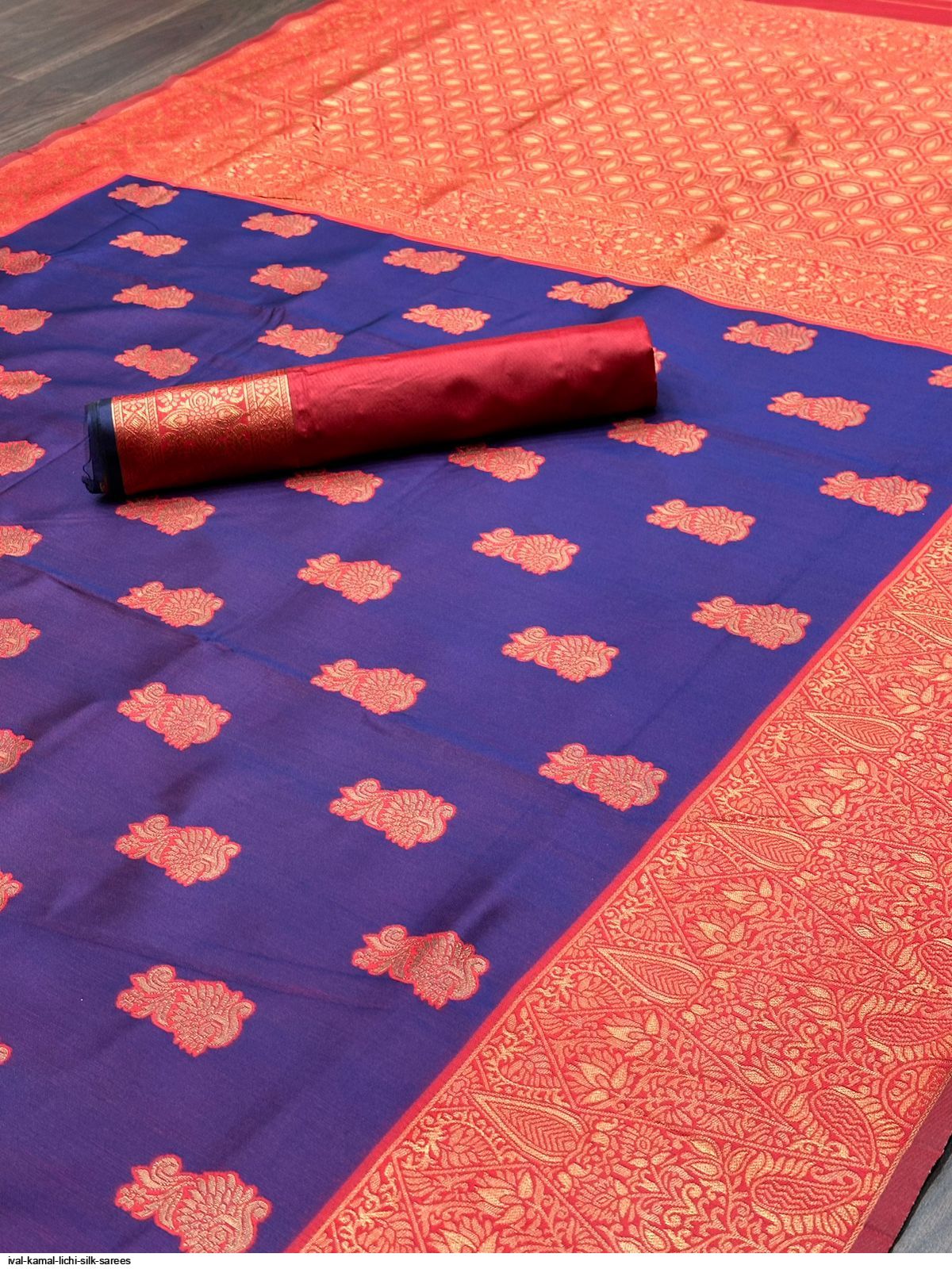 IVAL KAMAL LICHI SILK SAREES B