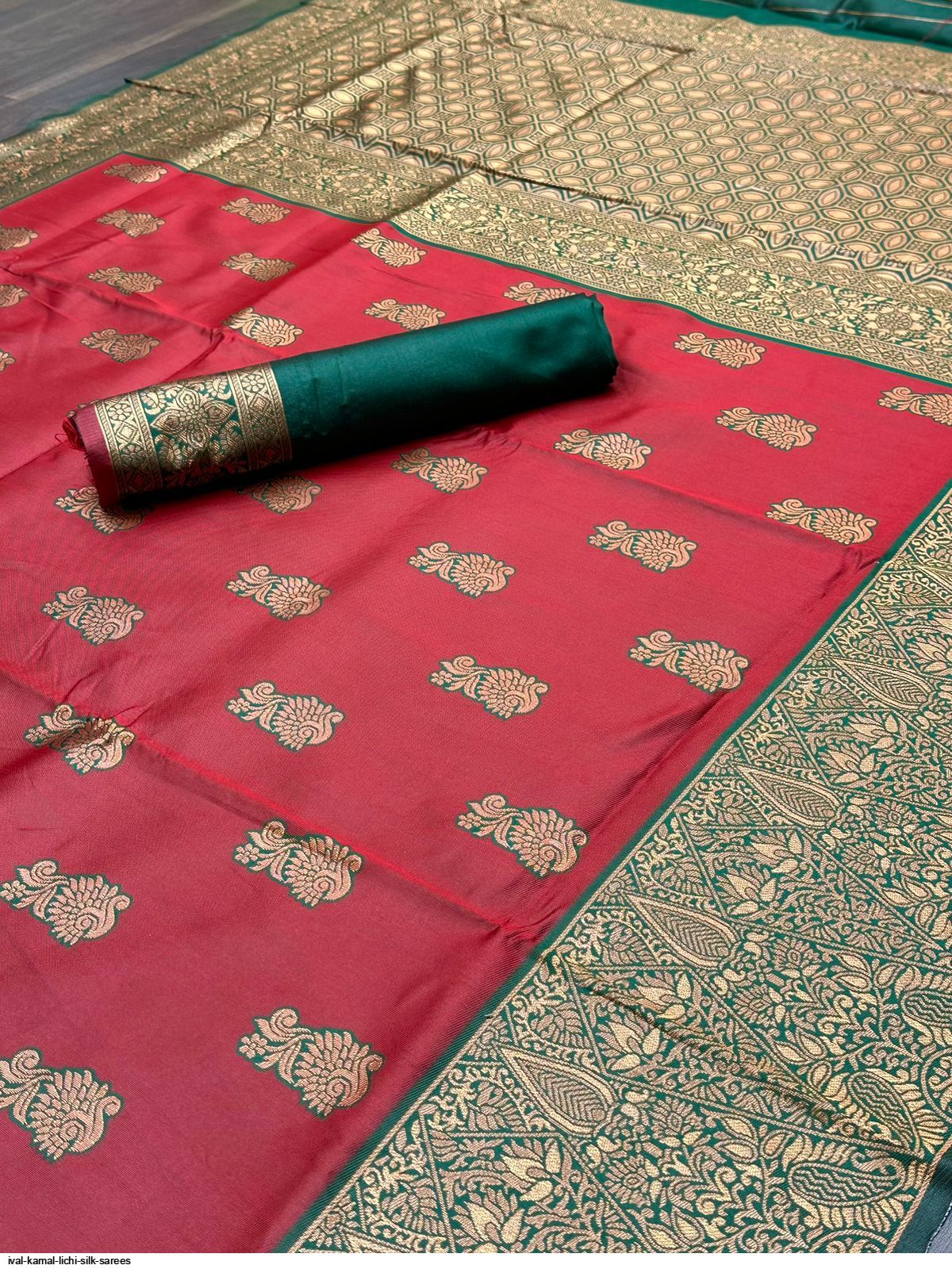 IVAL KAMAL LICHI SILK SAREES A