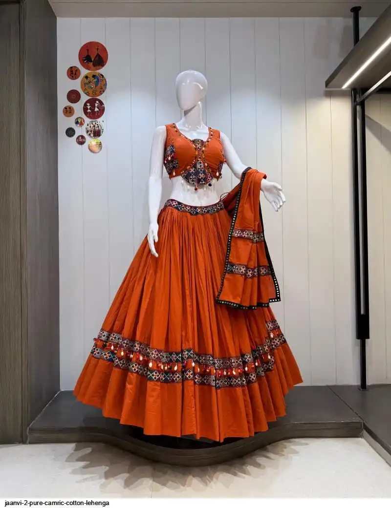 JAANVI 2 PURE CAMRIC COTTON LEHENGA 2