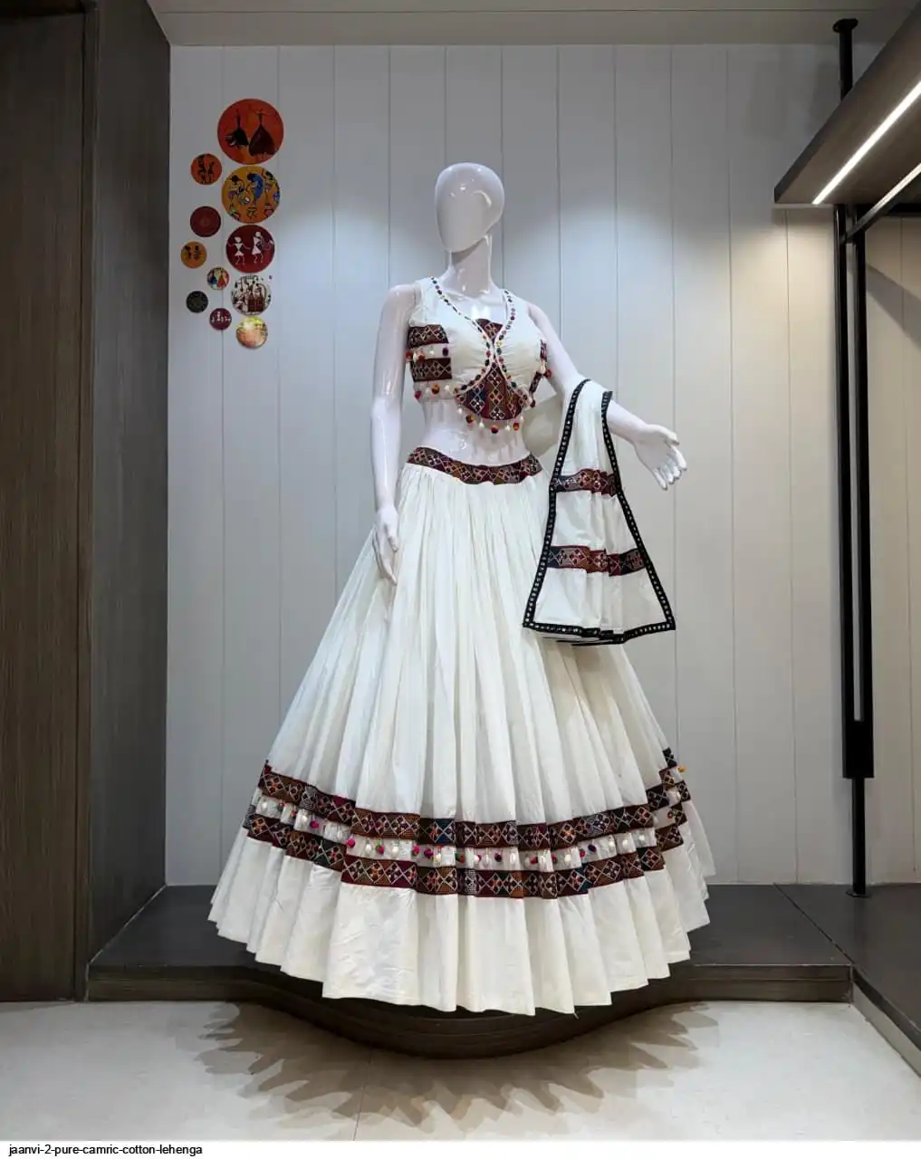 JAANVI 2 PURE CAMRIC COTTON LEHENGA 6