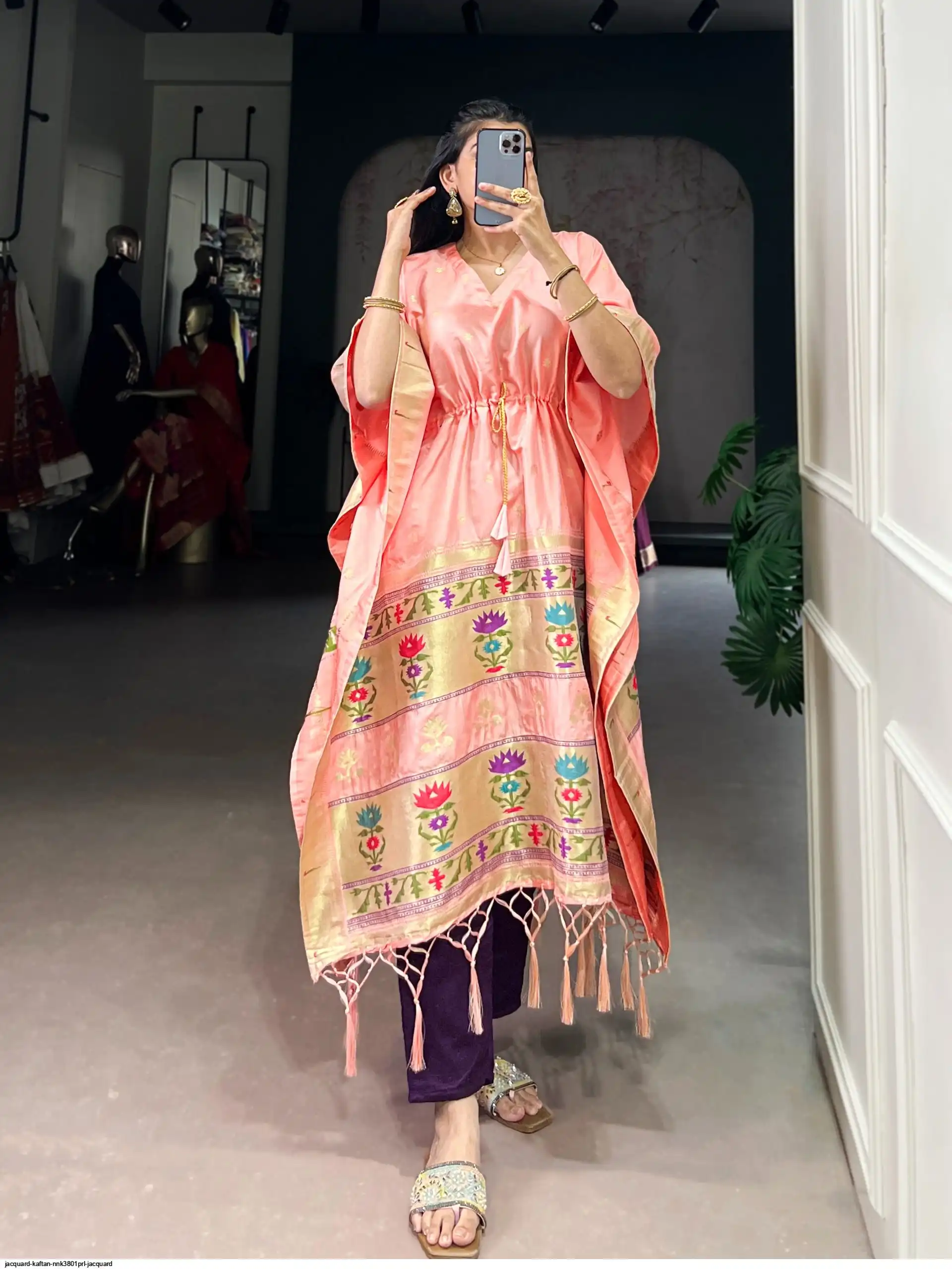 JACQUARD KAFTAN NNK3801PRL JACQUARD 1
