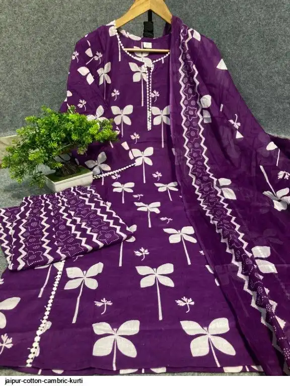 JAIPUR COTTON CAMBRIC KURTI 9